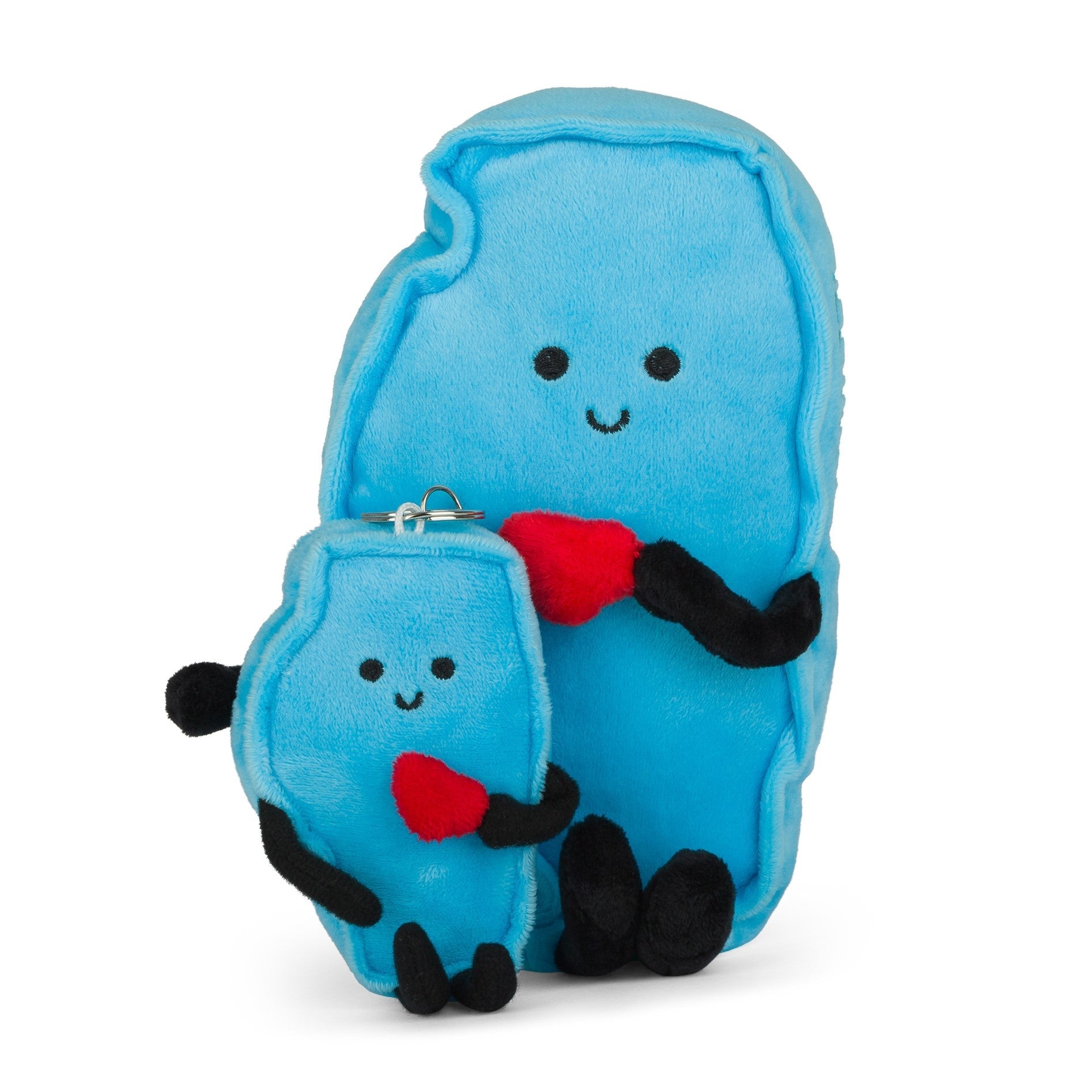 Illinois Bag Charm Mini Plush – 4-Inch Travel Accessory | Stuffed States USA