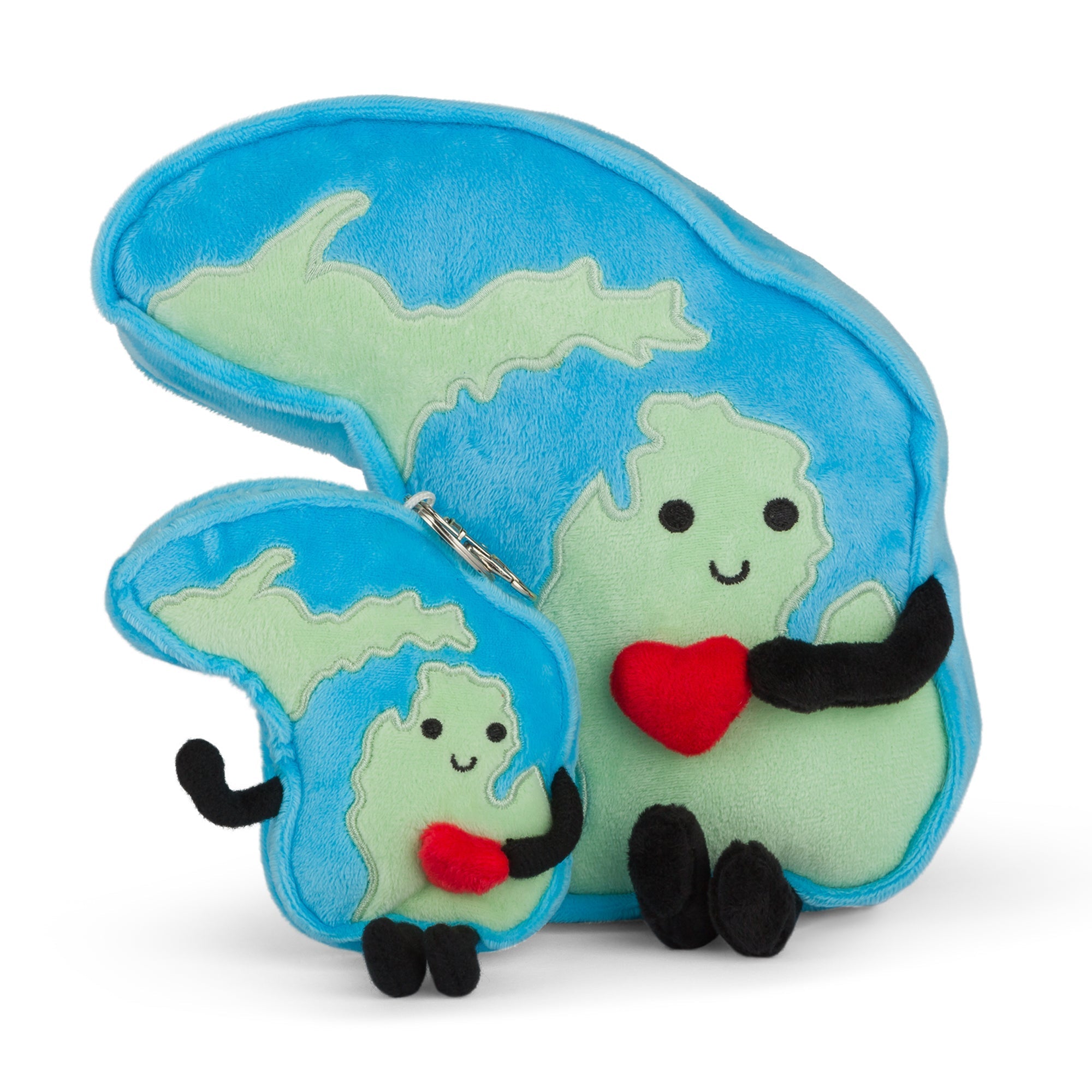 Michigan Mini Stuffed Magnet – 4-Inch Collectible | Stuffed States USA