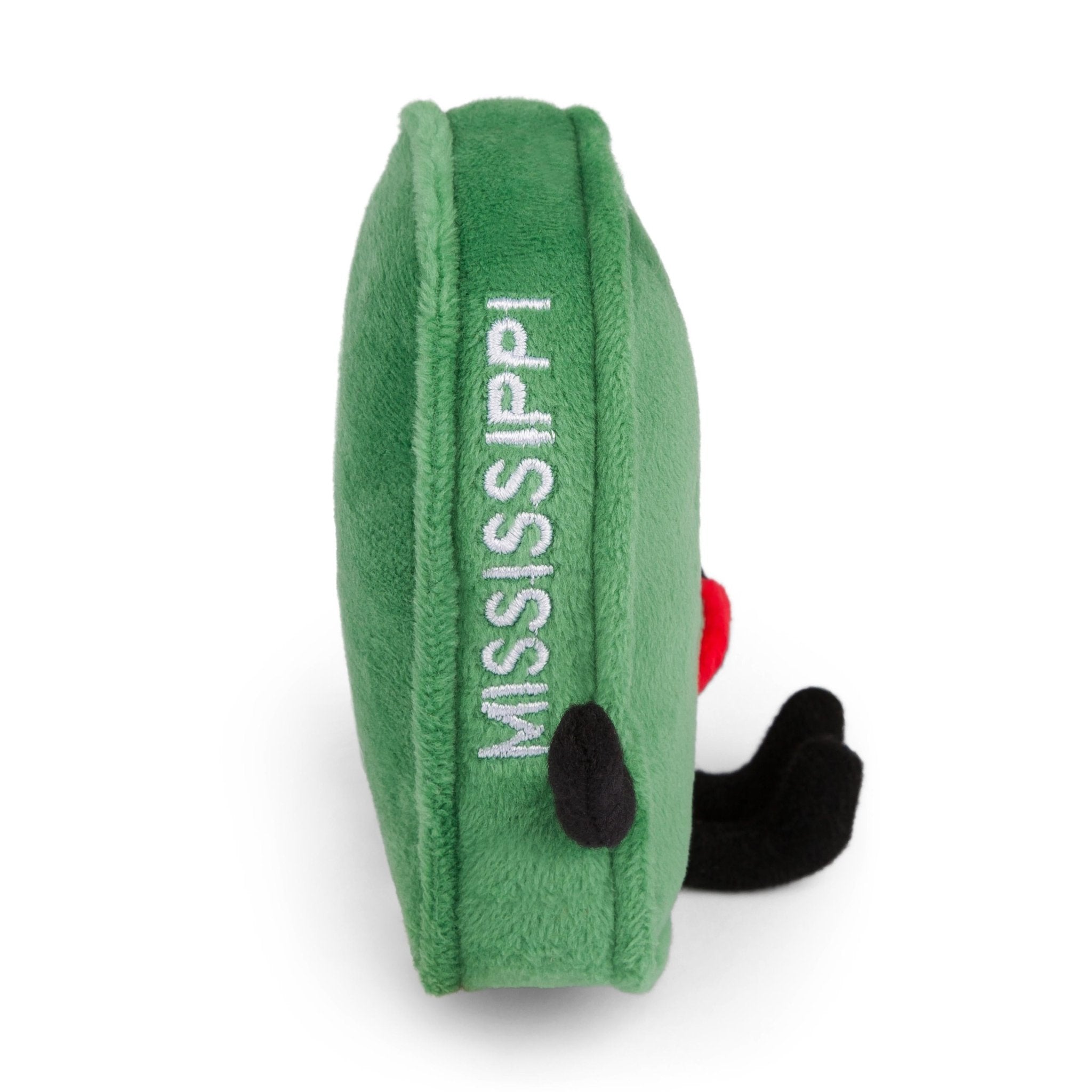 Mississippi Bag Charm (4") – Magnolia Green Plush | Stuffed States USA