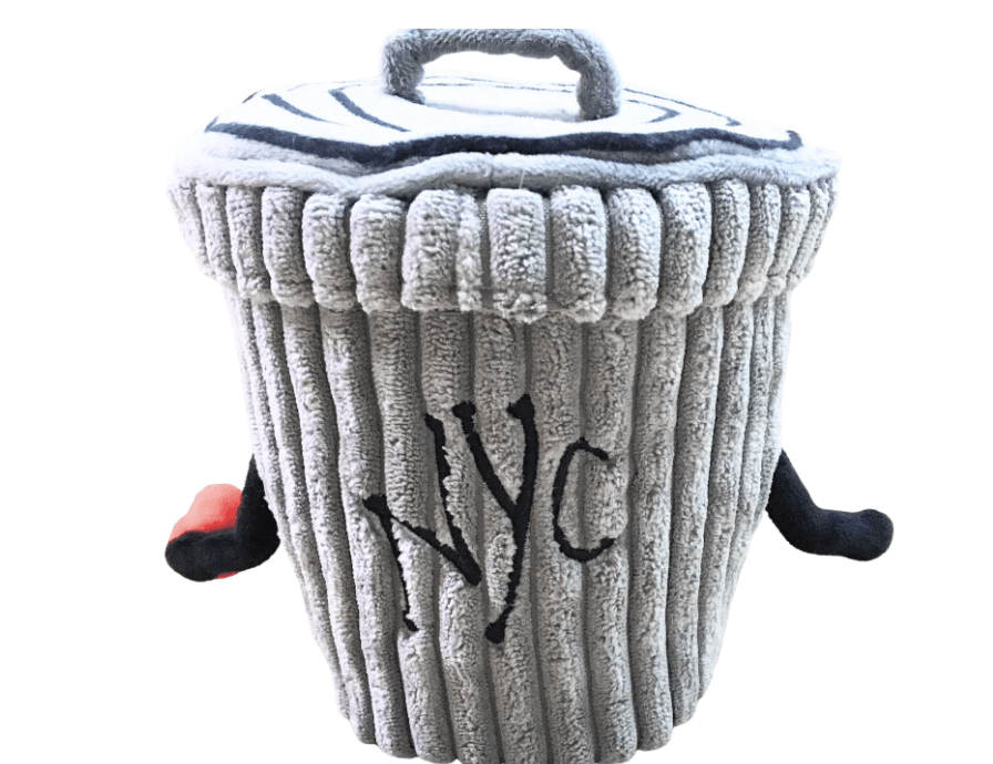 New York City NYC Trash Can Plush – A Playful New York City Keepsake